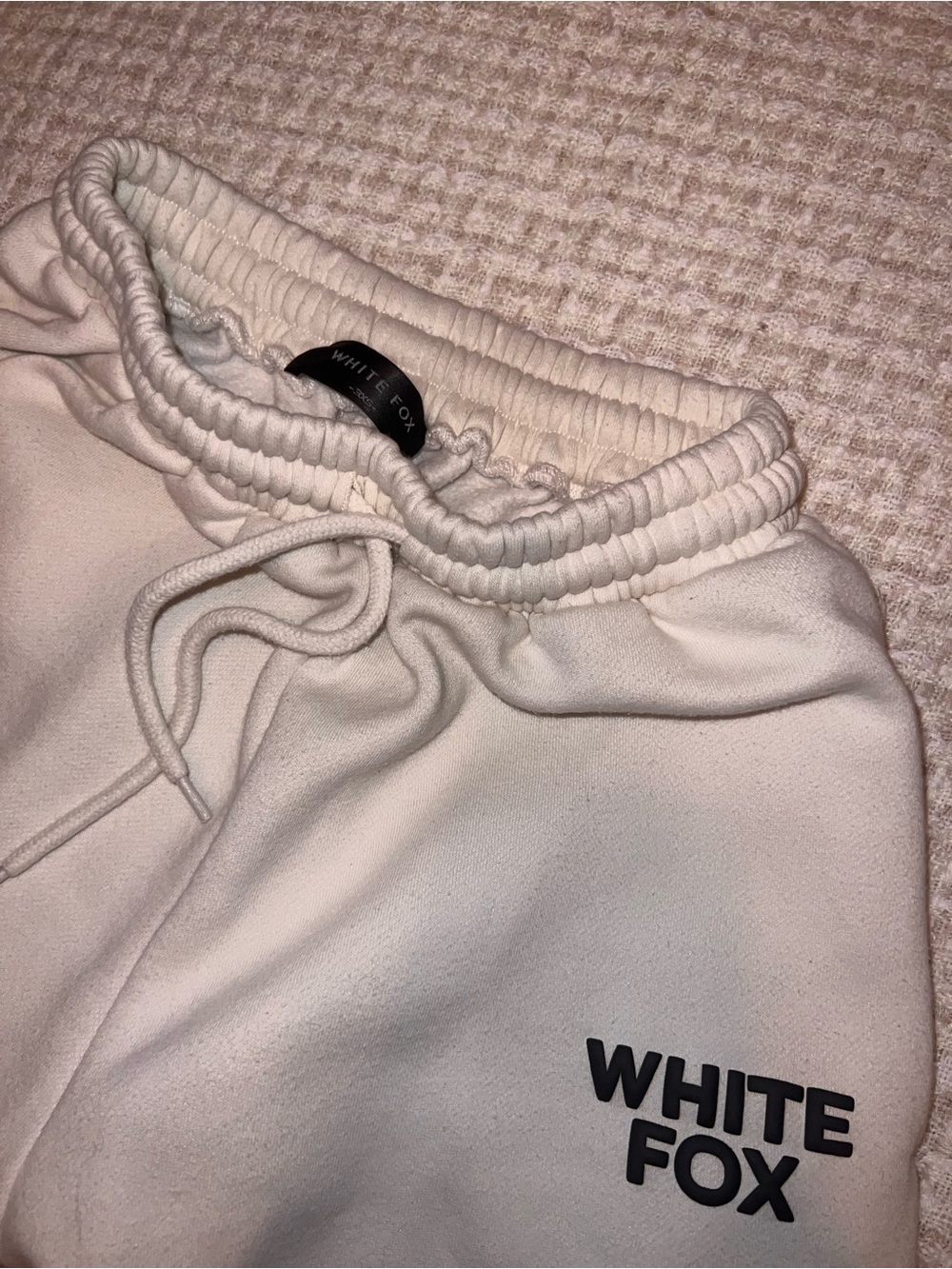 White Fox *white* Jogger Sweatpants Womens 3XS